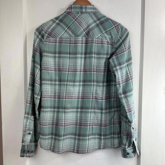 Marmot Bridget Long Sleeve Button Down Outdoor Plaid Shirt - Picture 7 of 9